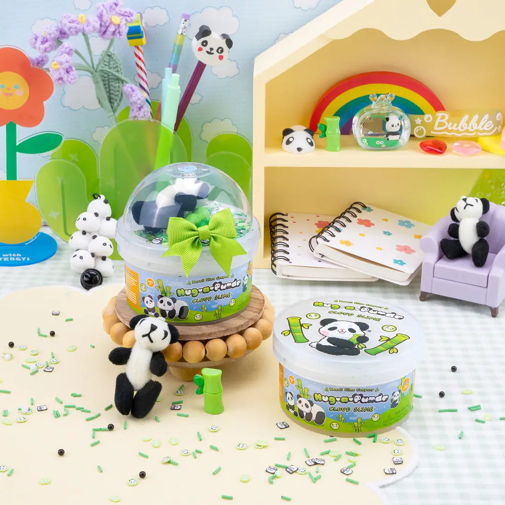 Kawaii Slime | Hug-a-Panda Vanilla Bamboo Scented Cloud Slime - 7