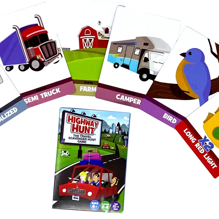 Highway Hunt Card Game Ages 4+