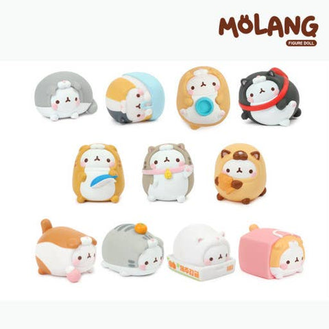 Blind Box | Molang Lazy Cat Costume Figure Blind Box Random Toy Vol.5 - CR Toys