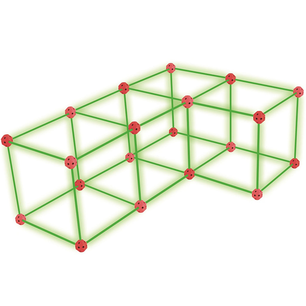 Glow-In-The-Dark Build-A-Fort | 85 pcs 5+ - 7