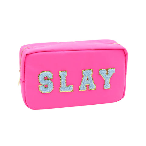 Varsity Collection Cosmetic Bag Slay Chenille Patch - CR Toys