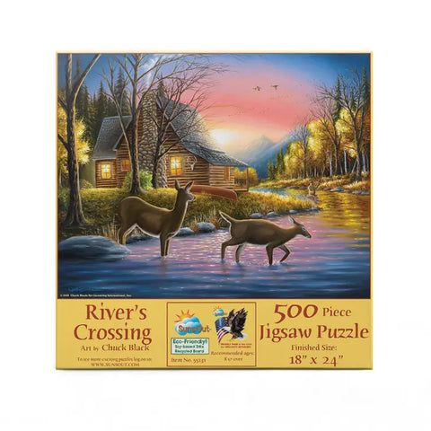 River's Crossing 500 Pc Puzzle