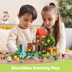 Hilltop Hamlet 100pc Magnetic Building Blocks