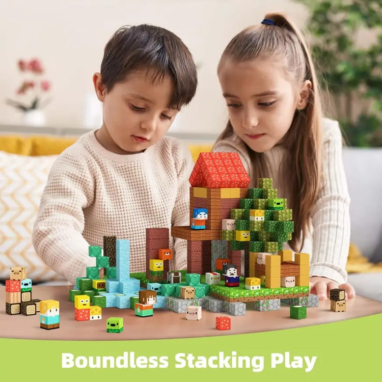 Hilltop Hamlet 100pc Magnetic Building Blocks