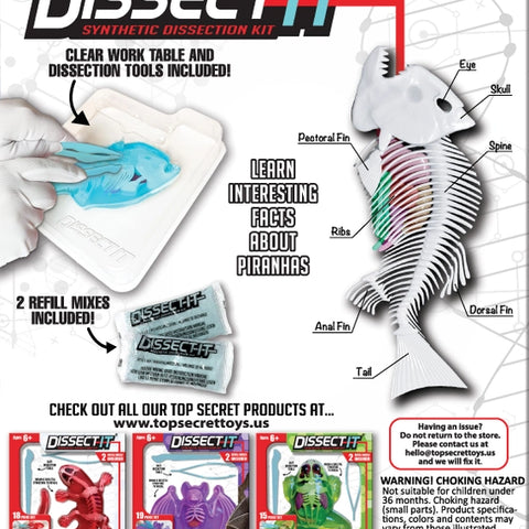 Dissect-It Piranha Lab For Ages 6+