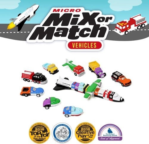 Micro Mix Or Match Vehicles Ages 3+