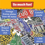 Puzzle | USA License Plates | 1000 PC - 3