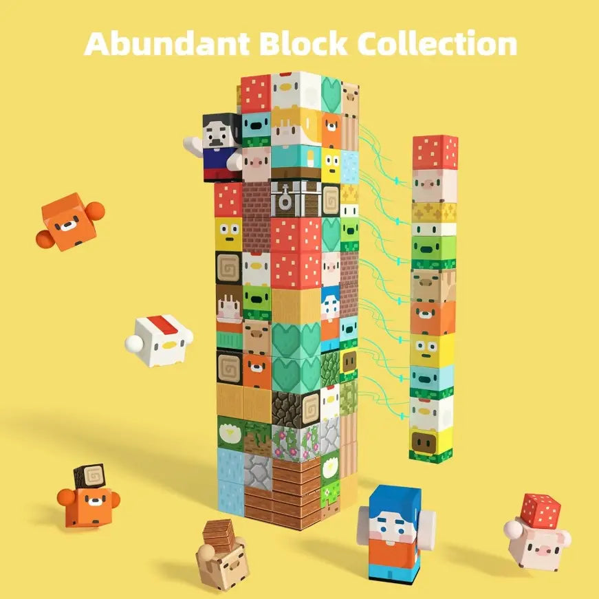 Hilltop Hamlet 100pc Magnetic Building Blocks