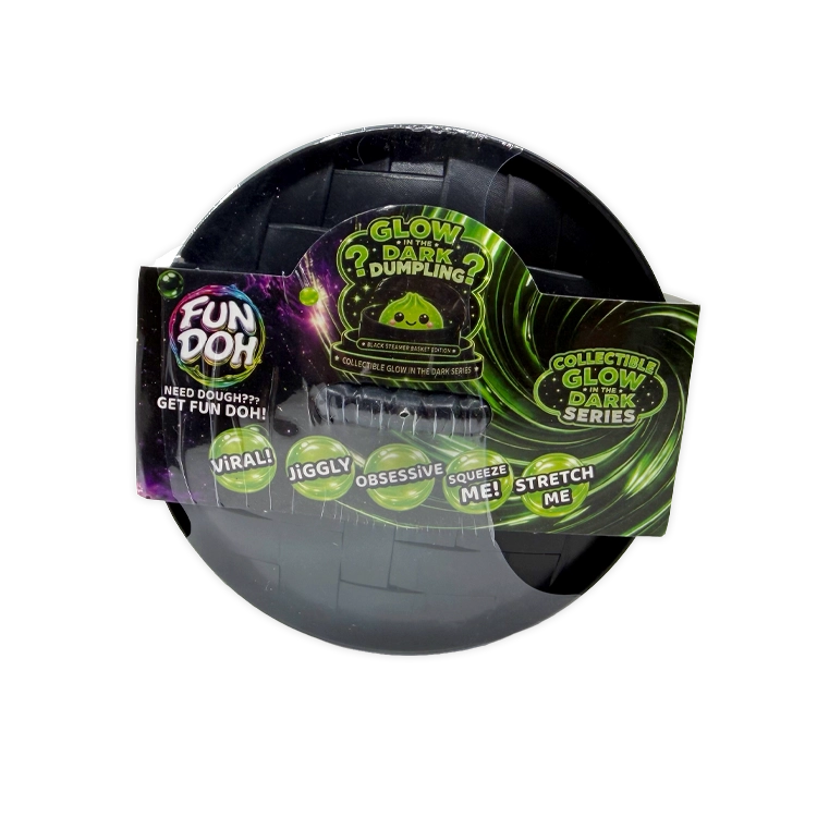 Fun Doh | Dumpling Glow-in-the-Dark Black Basket - 2