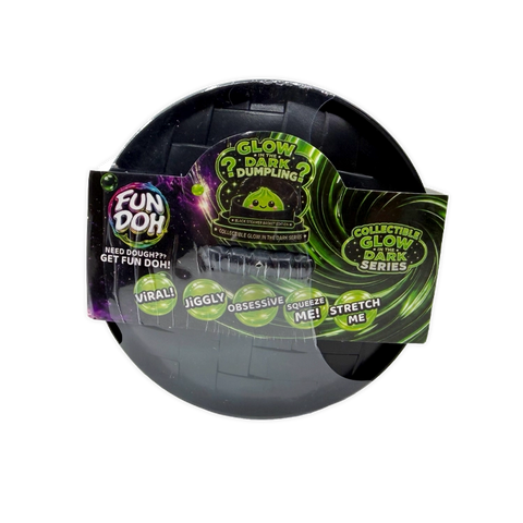 Fun Doh | Dumpling Glow-in-the-Dark Black Basket - 1