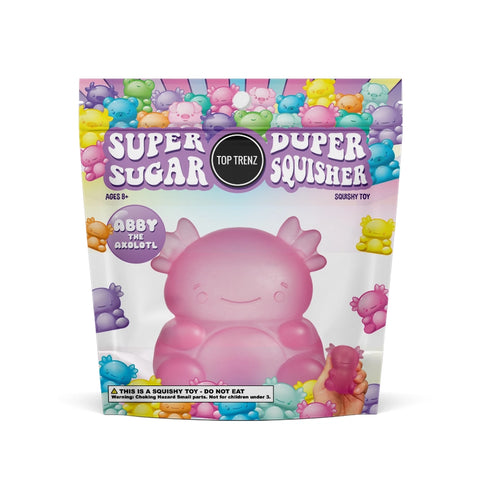 Super Duper Sugar Squishier Toy-Axolotl