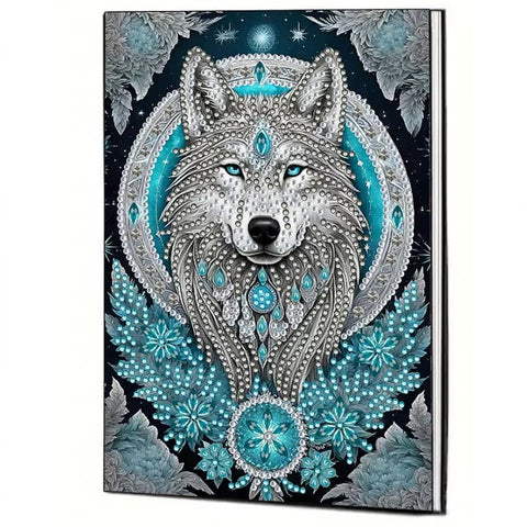 Diamond Painting | Celestial Wolf Notebook - 1