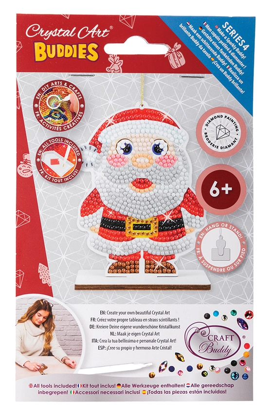Crystal Buddies | Christams Ornaments | Santa 6+ - 2
