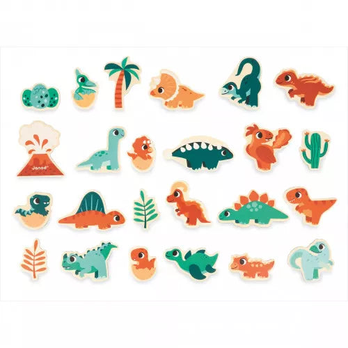 Dino Magnets - 24 Pieces For Ages 2+