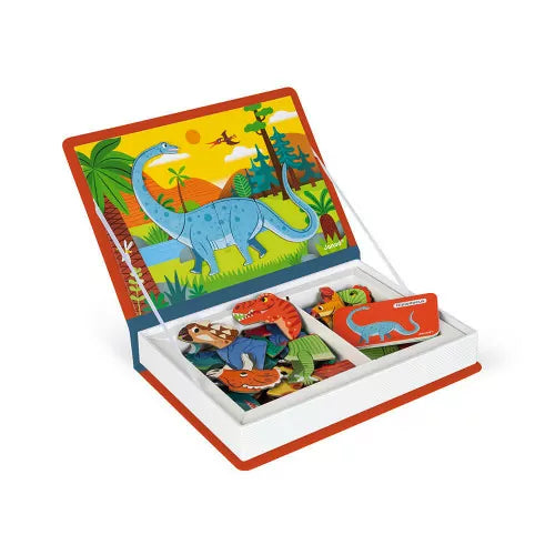 Magneti'Book - Magnetic Fun Dinosaurs Playset For Ages 3+