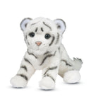 Silky White Tiger Cub Plush - 3
