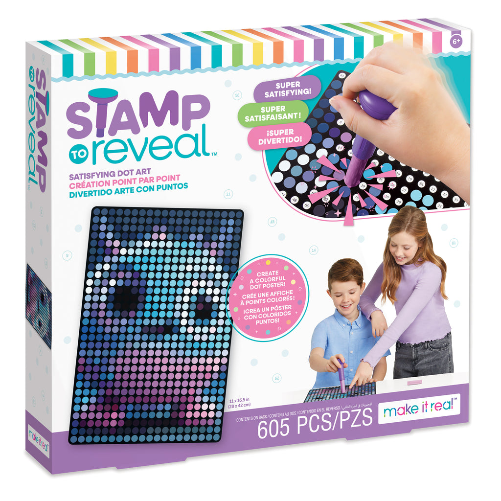 Stamp to Reveal- Cameleon Craft Set for Ages 6+