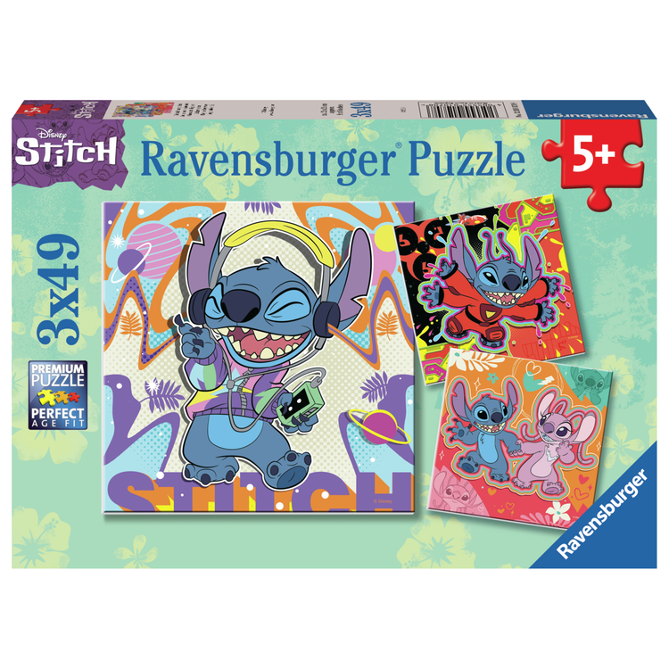 Puzzle | Stitch | 3x49 pc - CR Toys