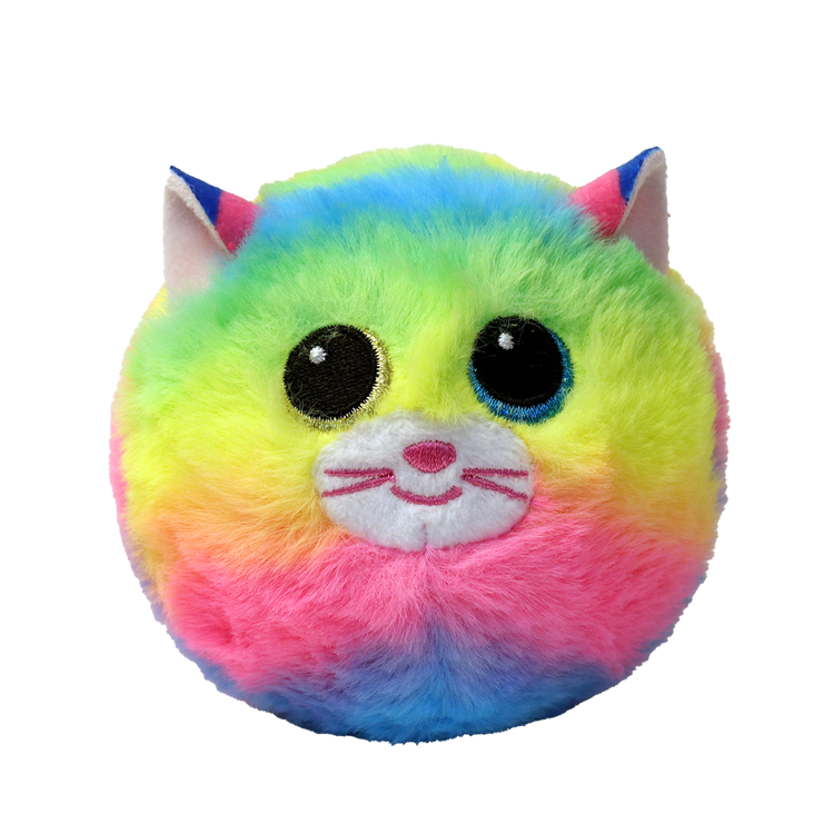 Ty Beanie Bellies Ball | Gemma Rainbow Cat - 1
