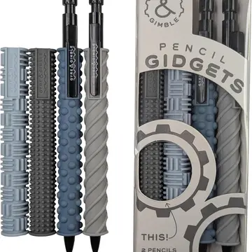 Gidgets | Mechanical Pencil Gidgets 4 Sleeves & 2 Pencils | Rainstorm - 1