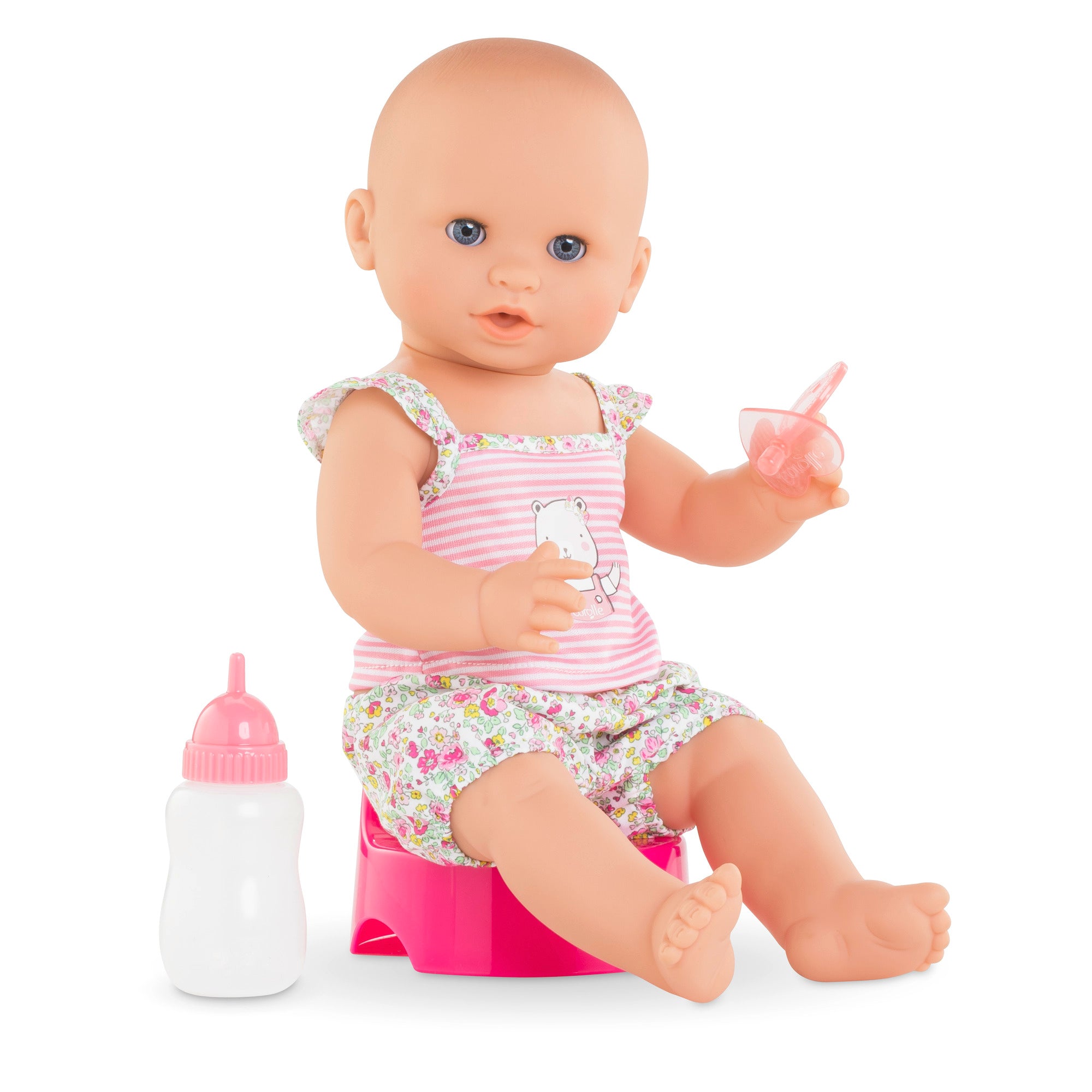 新品 コロール社Corolle お風呂 お世話人形 Emmaちゃん Emma Drink and Wet Bath Baby Doll | CR Toys