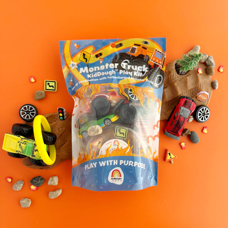 Kiddough Play Kit | Monster Truck Play Set 3+