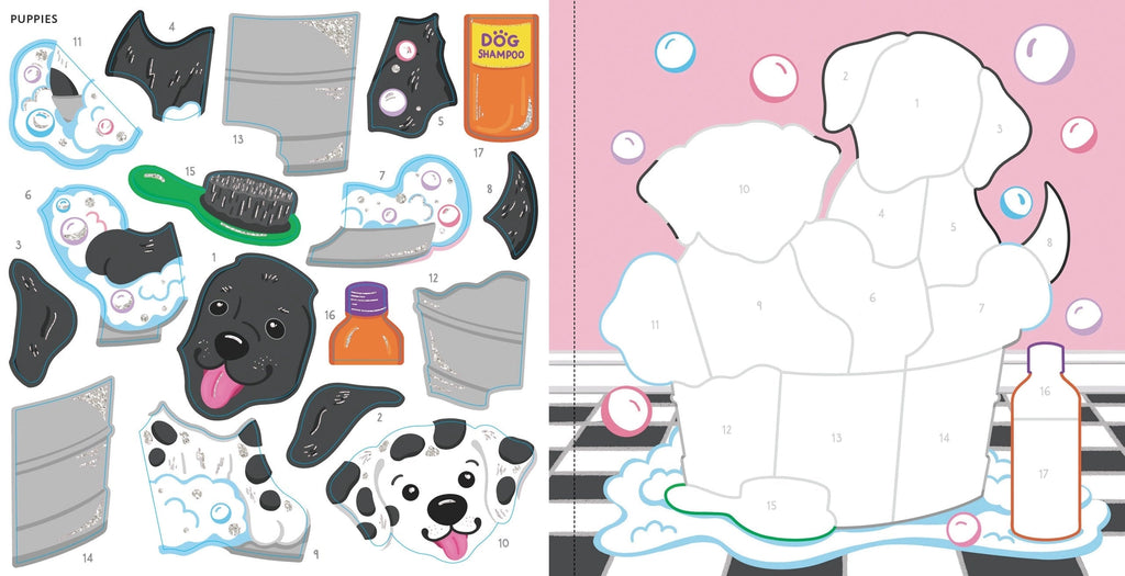 My First Color By Sticker Book | Pets