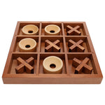 Tic Tac Toe | Solid Wood Board | 9 Inch Game - 7