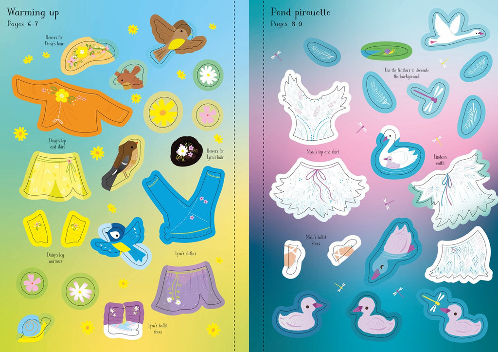 Little Sticker Dolly Dressing | Ballet Faires 4+ - 6