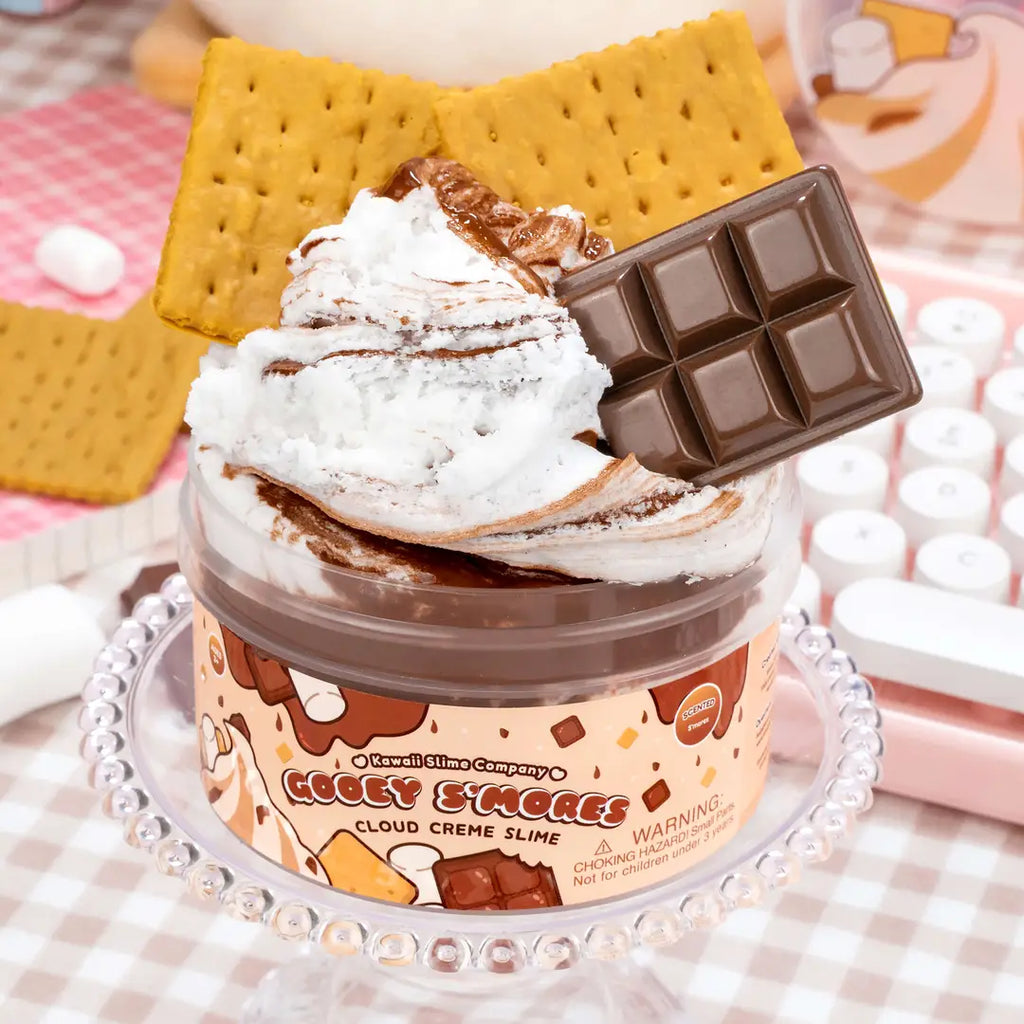 Kawaii Slime | Gooey S'mores Cloud Creme Slime - 2