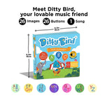 Ditty Bird | Fun Alphabet Abc Song Board Book USB-Rechargeable 1+ - 2