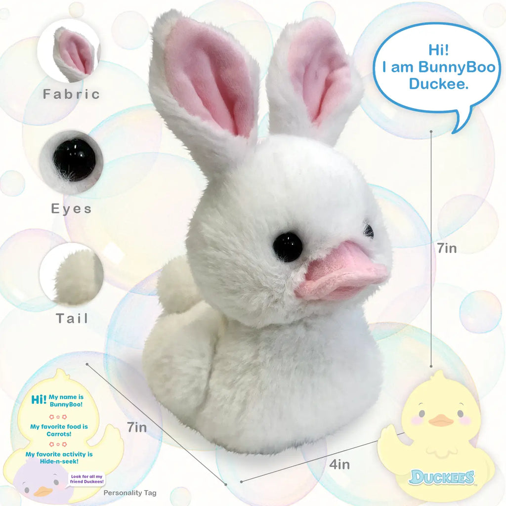Plush | 7" BunnyBoo Plush Duckee Bunny - 2
