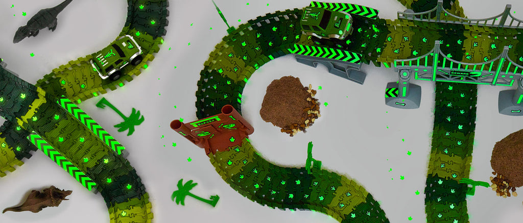 Dinosaur Race Car Track | 3+ - 2
