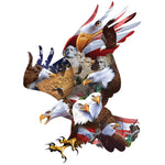 Puzzle | Contours - Majestic Flight | 1000 Piece Shaped - 2