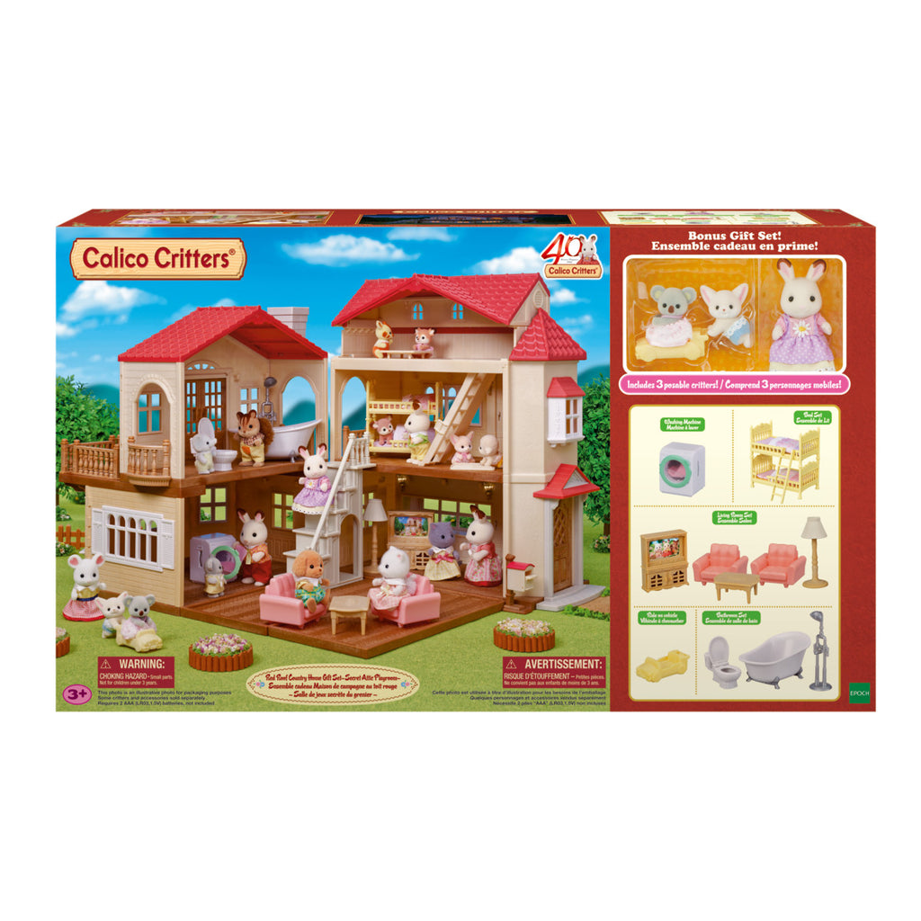 Calico Critters | Red Roof Country Home Gift Set 3+ - 1