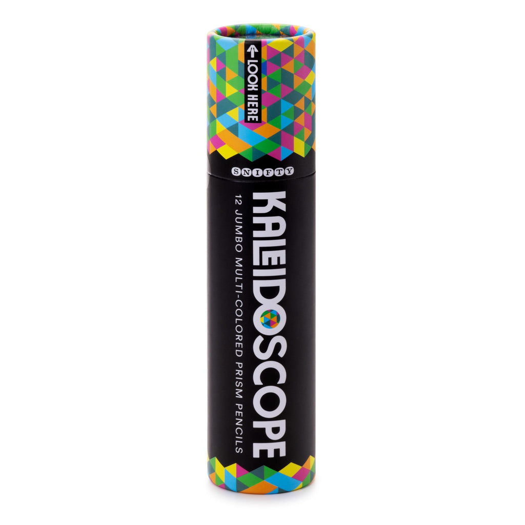 Kaleidoscope 12 Jumbo Multi-Colored Prism Pencils