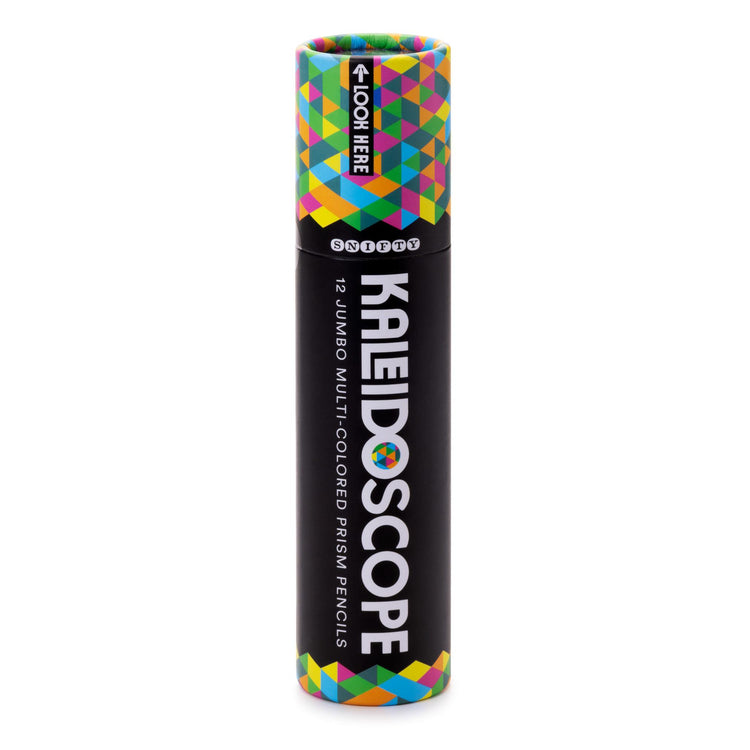 Kaleidoscope 12 Jumbo Multi-Colored Prism Pencils