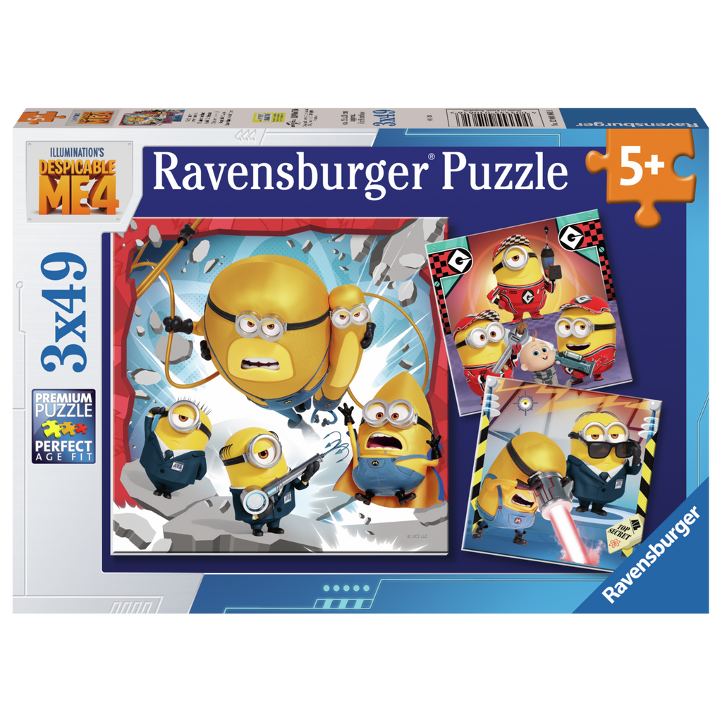 Despicable Me 4 3x49 pc Puzzles