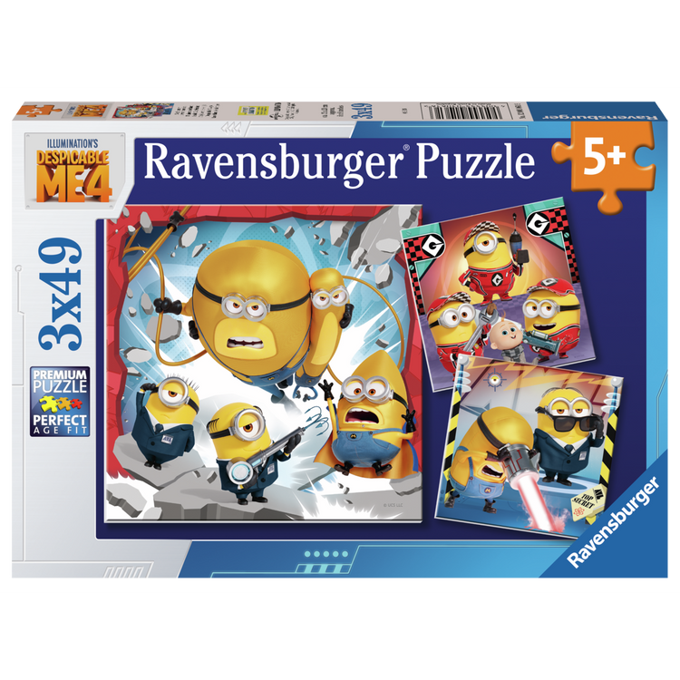 Despicable Me 4 3x49 pc Puzzles