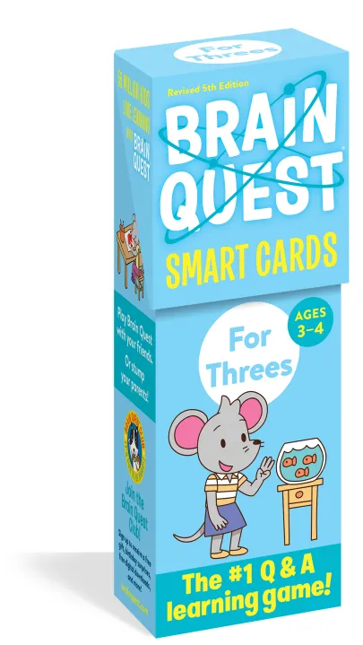 Brain Quest |  For Threes Smart Cards Revised 5th Edi - 6