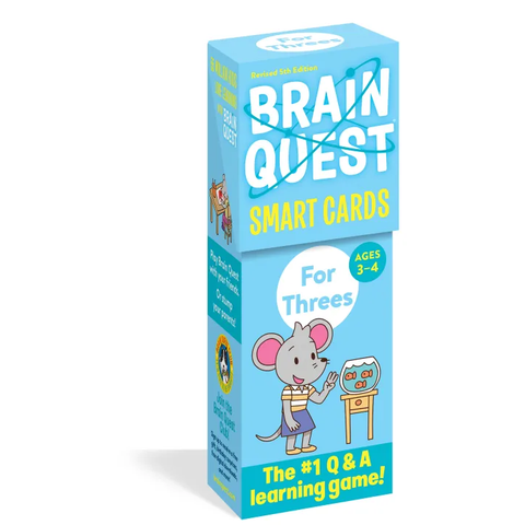 Brain Quest | For Threes Smart Cards Revised 5th Edition - 1