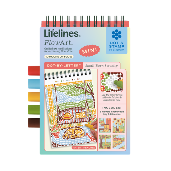 Lifelines | FlowArt Mini | Dot-By-Letter Small Town Serenity - 1
