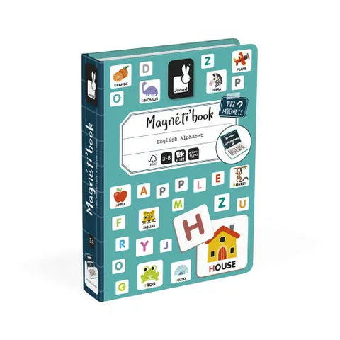 Magneti'Book -Magnetic Fun  English Alphabet for Ages 3+