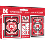 Nebraska Cornhuskers | 2-Pack Playing Cards and Dice Set - 1