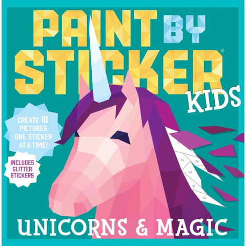 Paint By Sticker Kids | Unicorns & Magic Activity Sticker Book 5+ - 1
