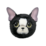 Ty Beanie Bellies Ball | Doodle Black Dog - 1