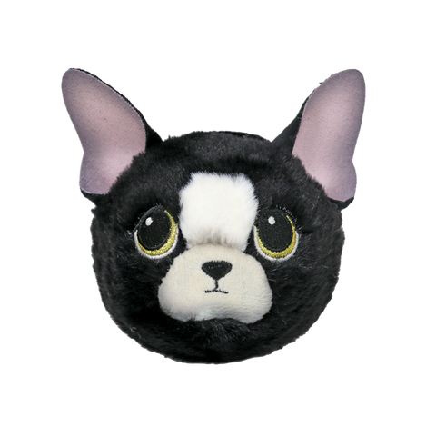 Ty Beanie Bellies Ball | Doodle Black Dog - 1