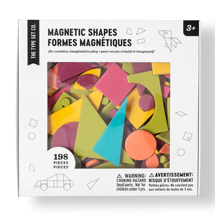 Magnetic Shapes | Rainbow Pop 198 Pc | Ages 3+ - 1