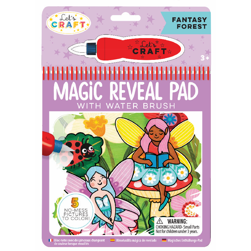 Magic Reveal Pad-Fantasy Forest Activity Book - CR Toys