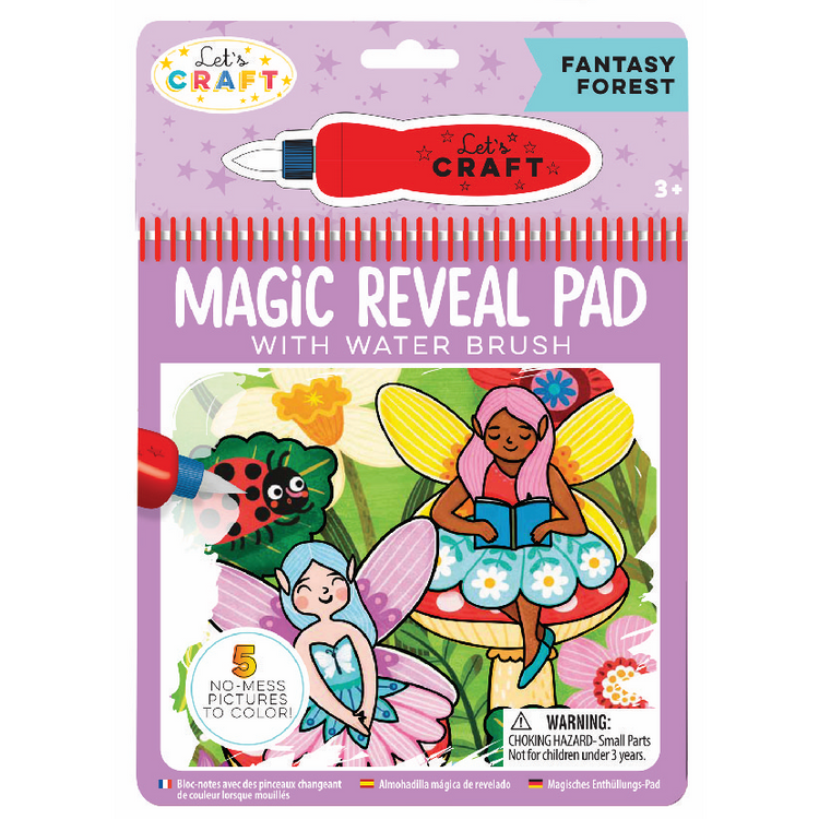 Magic Reveal Pad-Fantasy Forest Activity Book - CR Toys